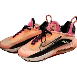 NIKE AIR MAX 2090 NEON HIGHLIGHTER' WOMEN'S RUNNING SHOES SIZE 9.5 Incorrect Box